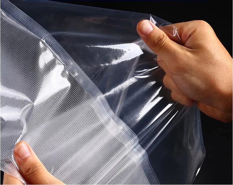 Transparent PA/PE Plastic Vacuum Bags/Food Vacuum Packing Pouch Rice Brick Bag Food Vacuum Rice Bag