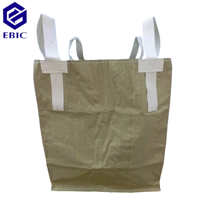 1250kgs PP FIBC Super Sack Ton Jumbo Bulk Big Bag with Tubular Body &amp; Cross Corner Loops