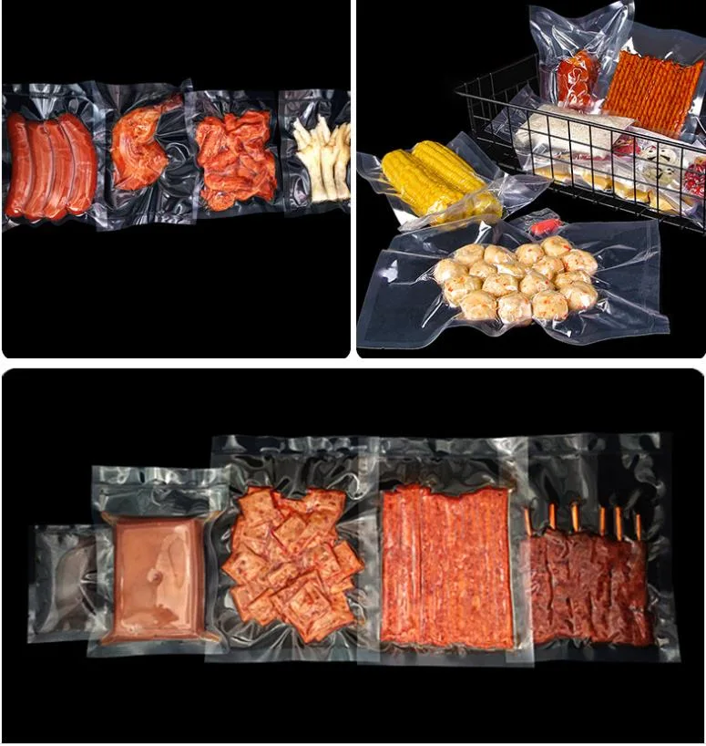 Transparent PA/PE Plastic Vacuum Bags/Food Vacuum Packing Pouch Rice Brick Bag Food Vacuum Rice Bag