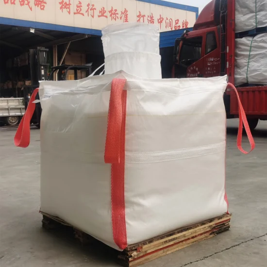 1250kgs Tubular Cross Corner Baffle Sand Sling Ton Jumbo Bulk FIBC Q Ventilated Firewood Fertilizer Cement PP Mesh Plastic Woven Big Bag