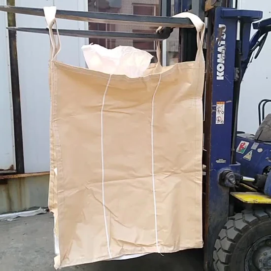 White Color 1000kg FIBC Bulk Big Bag with U-Panel Body