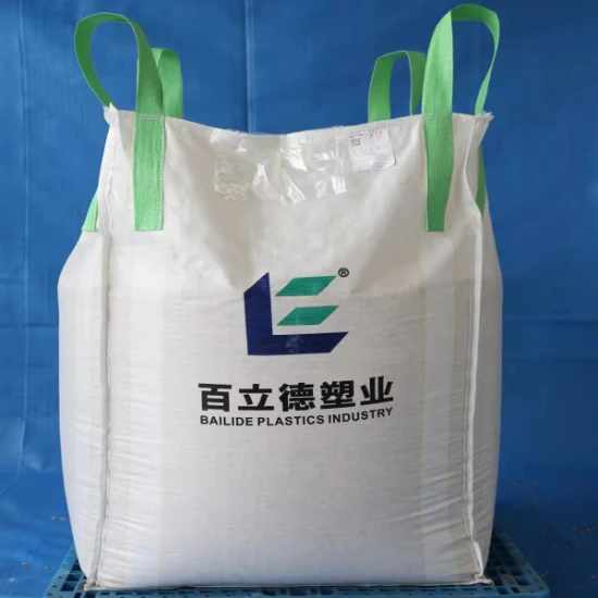 Tubular 1000kg Super Sack U-Panel 1200kg Jumbo Bag FIBC Baffle Bulk Bag 1.5ton Big Bag