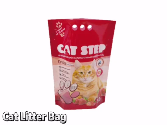Custom Printed Composite Plastic 10L Cat Litter Bag