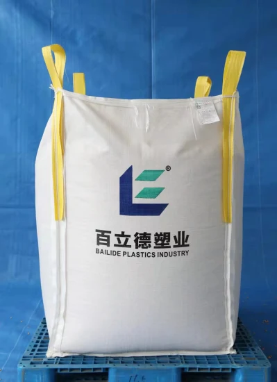 1ton Big Bag 1250kgs Super Sack Polypropylene Bulk Bags 1.5tonne Sling Tote Bag 4-Panel FIBC Jumbo Bag for Asphalt