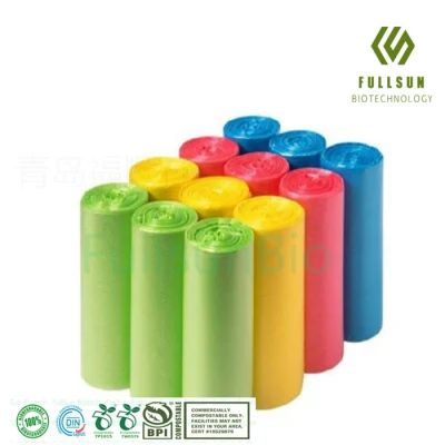 Environmental Custom Printed LDPE HDPE Plain Nappy Colorful T-Shirt Garbage Plastic Bag