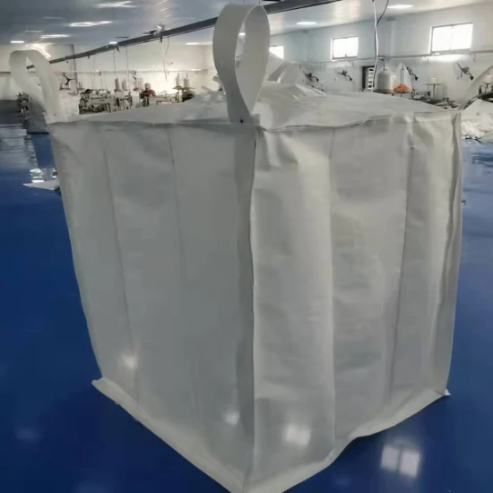1000kgs Super Sack U-Panel 1ton Big Bag 1250kgs Bulk Bag 1.5tonne Sling Tote Bag PP FIBC Jumbo Bag for Building Materials